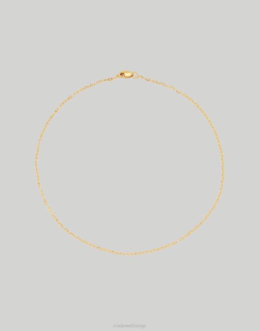 Madewell smykker gull kvinner kinn mariner kjede ankel 260F1740