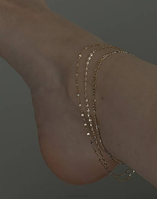 Madewell smykker gull kvinner kinn mariner kjede ankel 260F1740