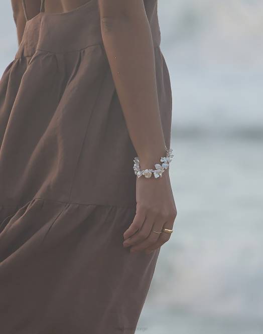 Madewell smykker gull kvinner muns petalo armbånd 260F1944