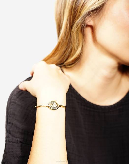 Madewell smykker gull kvinner odette new york la mer shell cuff armbånd 260F1155