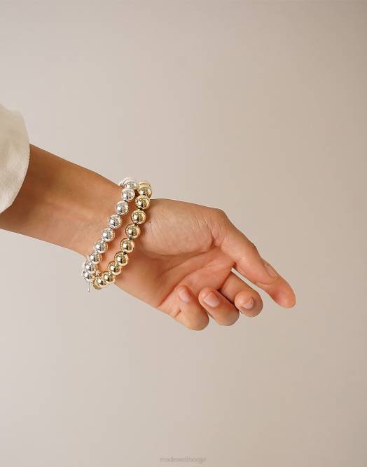 Madewell smykker sølv kvinner charlotte cauwe studio stor ball perle armbånd sett 260F1378
