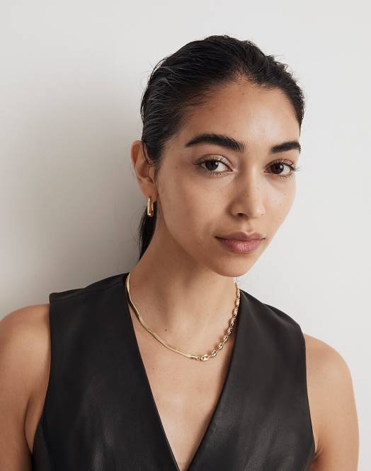 Madewell smykker blekt gull kvinner blandet kjedekjede 260F964