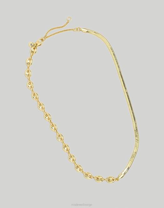 Madewell smykker blekt gull kvinner blandet kjedekjede 260F964