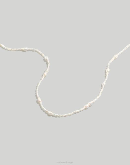 Madewell smykker ferskvannsperle kvinner choker-kjede med blandet perle 260F959