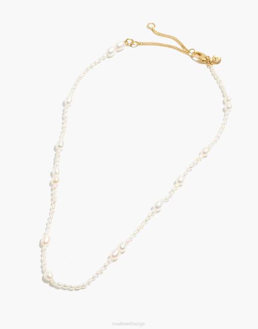 Madewell smykker ferskvannsperle kvinner choker-kjede med blandet perle 260F959