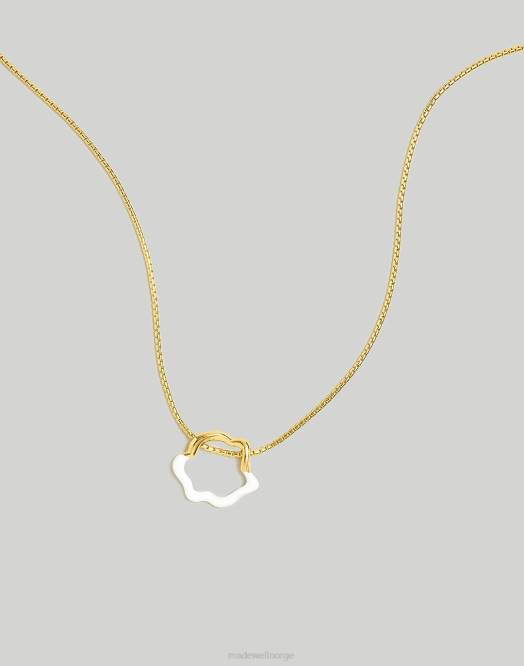 Madewell smykker fyr kvinner emaljedyppet bølget anhengskjede 260F965