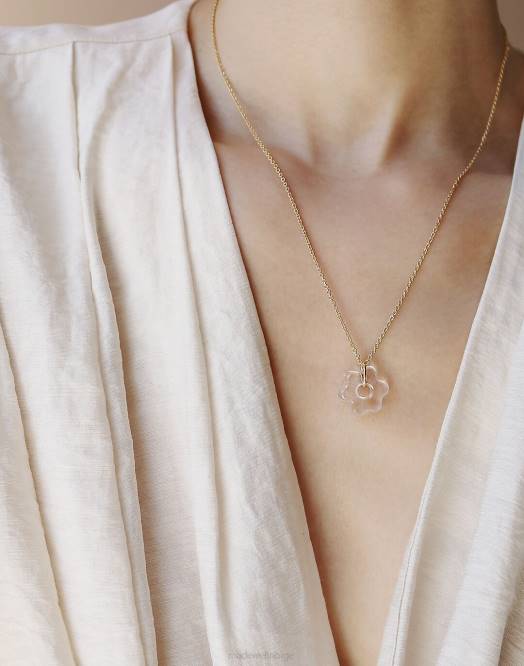 Madewell smykker gull kvinner cled avens sjarm halskjede 260F1816