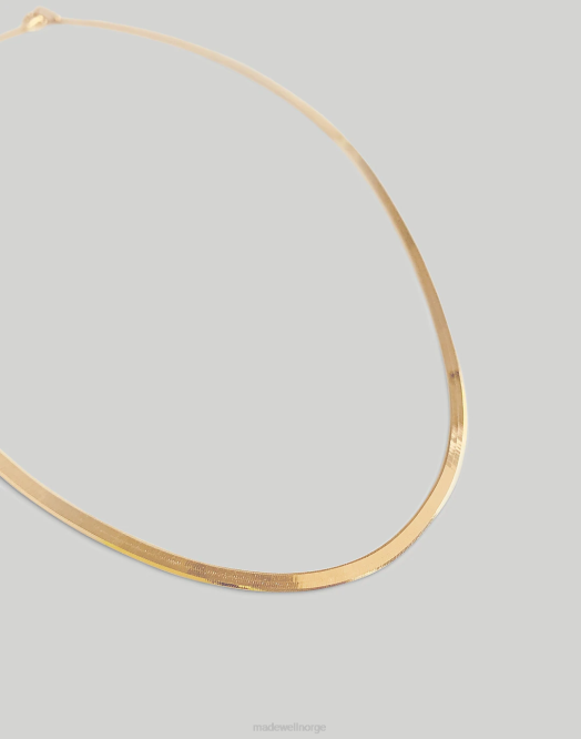 Madewell smykker gull kvinner kinn carter flat fiskebein kjede kjede ii 260F1763