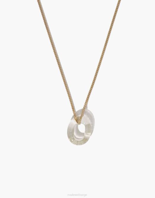 Madewell smykker gull kvinner kledd i løkken halskjede 260F1821