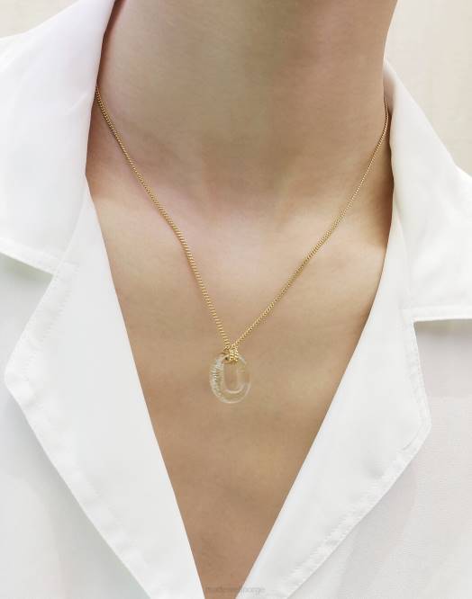 Madewell smykker gull kvinner kledd i løkken halskjede 260F1821