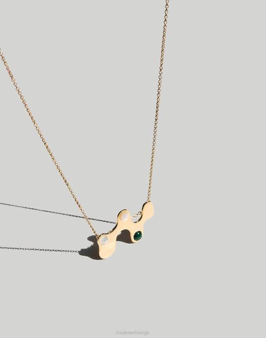 Madewell smykker gull kvinner muns bolero halskjede 260F1965