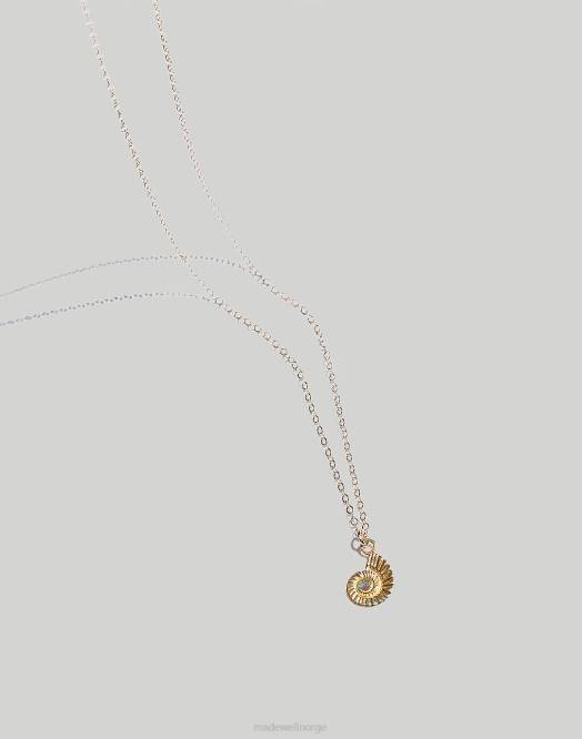 Madewell smykker gull kvinner muns caracol halskjede 260F1946