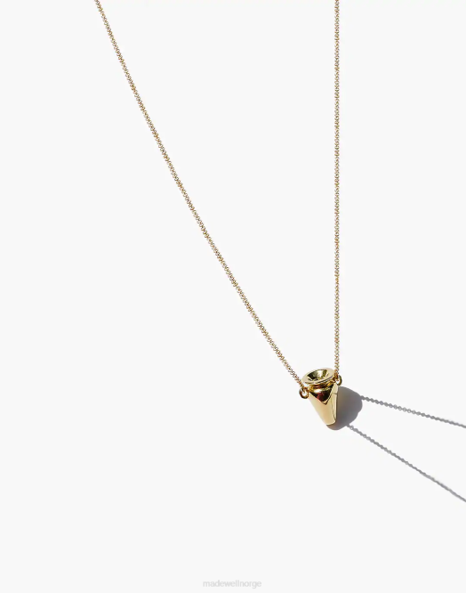 Madewell smykker gull kvinner muns casa vase halskjede 260F1993