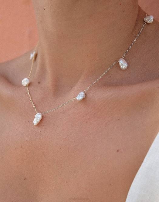 Madewell smykker gull kvinner muns marea perlekjede 260F1942