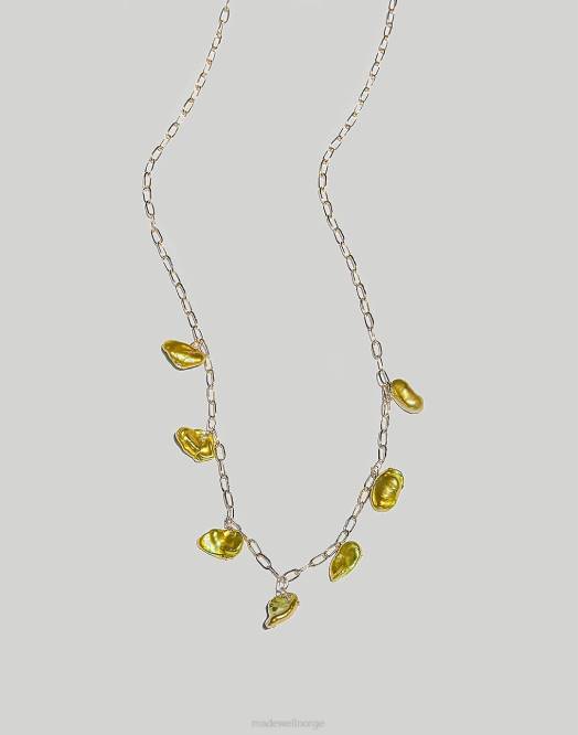 Madewell smykker gull kvinner muns orilla sjarmkjede 260F1953