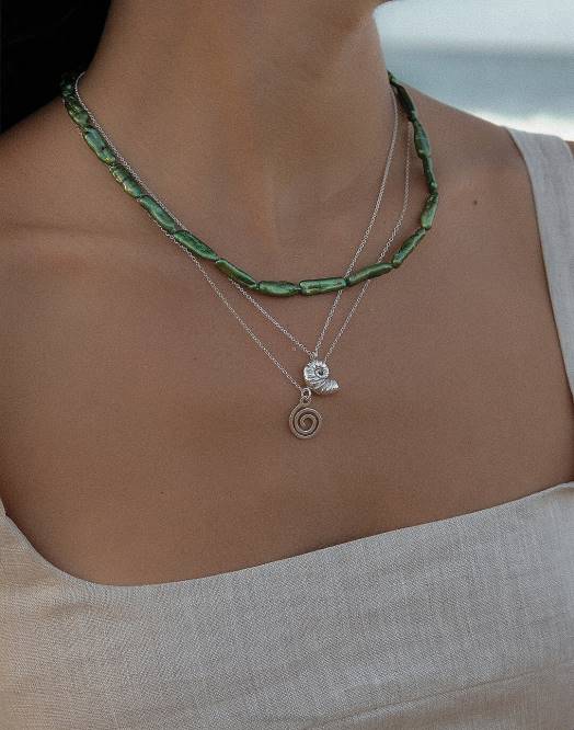 Madewell smykker gull kvinner muns sirena perlekjede 260F1931