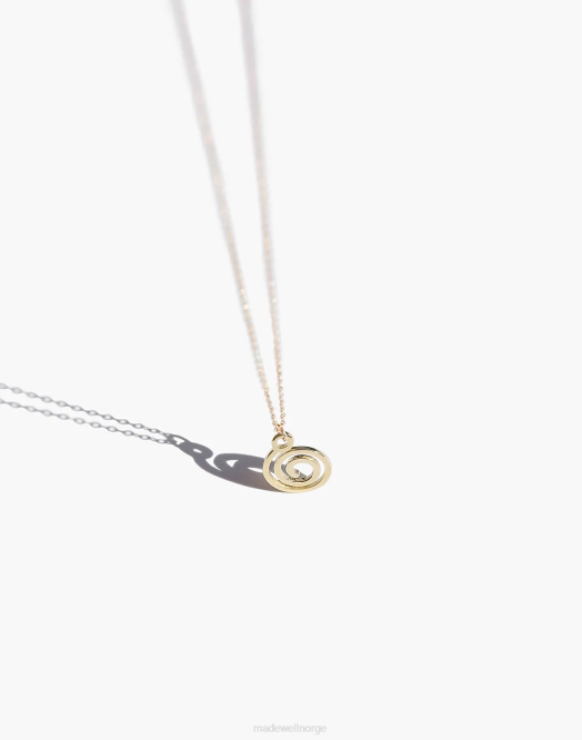 Madewell smykker gull kvinner muns spiralkjede 260F1969