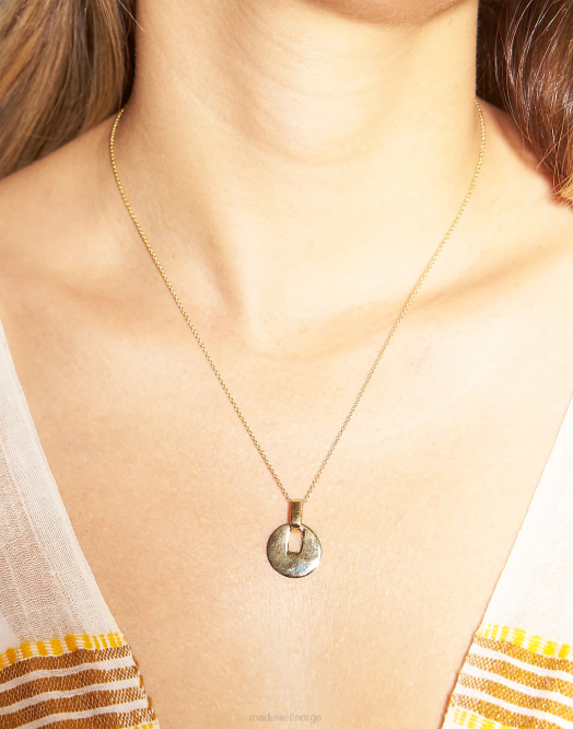 Madewell smykker gull kvinner odette new york paillette anheng halskjede 260F2080