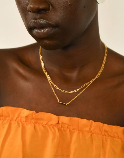 Madewell smykker gull kvinner soko sura lagdelt kjede 260F2253