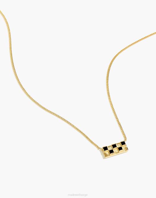Madewell smykker gull kvinner studio grun sjakk halskjede 260F1535
