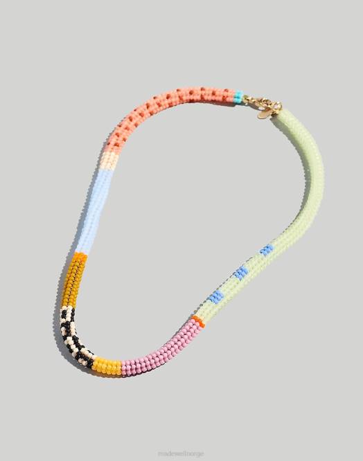 Madewell smykker multi kvinner kisiwa beaded cuerda choker halskjede 260F1514