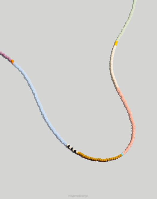 Madewell smykker multi kvinner kisiwa beaded rangi choker-kjede 260F1512