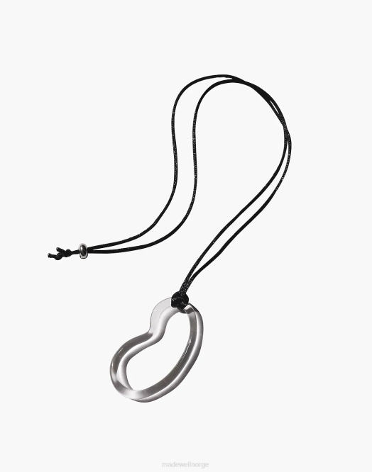 Madewell smykker én farge kvinner jane d'arensbourg halskjede med anheng med klar bønne 260F1465