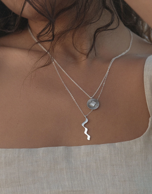 Madewell smykker sølv kvinner muns hito kjede 260F2000