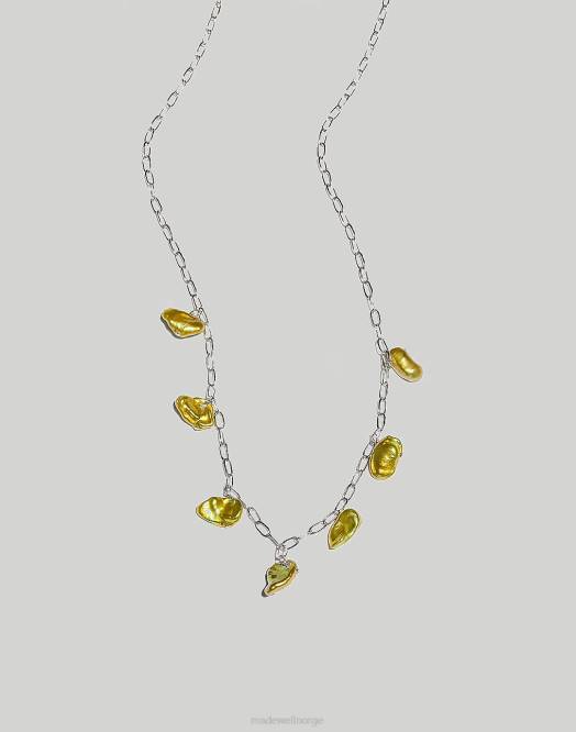 Madewell smykker sølv kvinner muns orilla sjarmkjede 260F1956