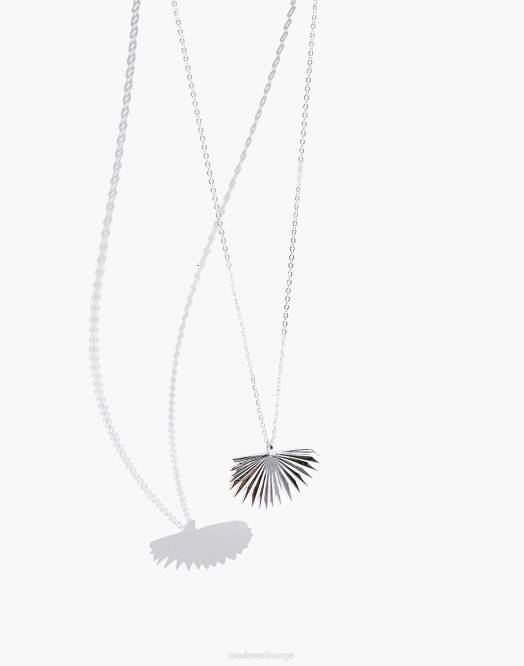 Madewell smykker sølv kvinner muns palma halskjede 260F2002