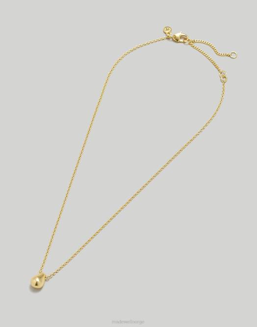Madewell smykker vintage gull kvinner dråpe anheng halskjede 260F933