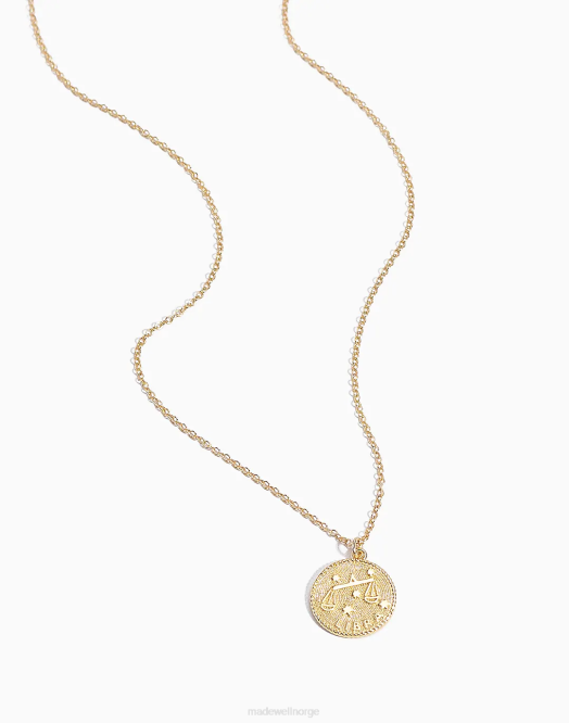 Madewell tilbehør gull kvinner katie dean smykker Libra Zodiac kjede 260F1489