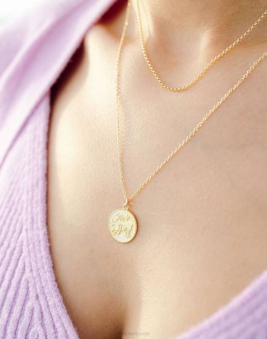 Madewell tilbehør gull kvinner katie dean smykker aries zodiac kjede 260F1494