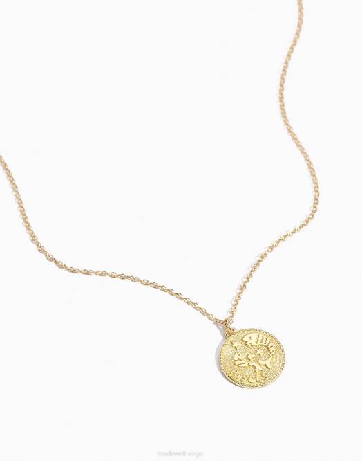 Madewell tilbehør gull kvinner katie dean smykker fiskene dyrekretsen kjede 260F1498