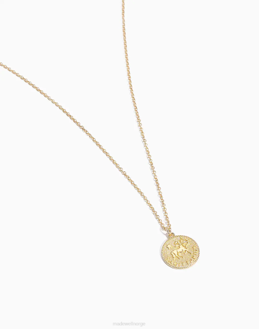 Madewell tilbehør gull kvinner katie dean smykker skytten dyrekretsen halskjede 260F1496