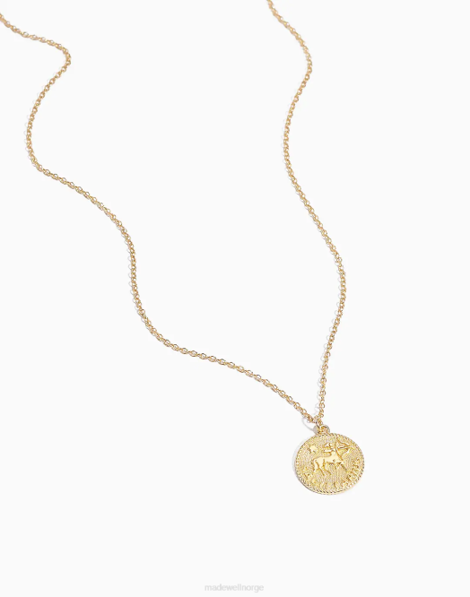 Madewell tilbehør gull kvinner katie dean smykker skytten dyrekretsen halskjede 260F1496