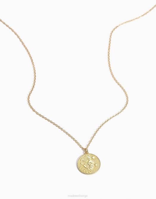 Madewell tilbehør gull kvinner katie dean smykker virgo zodiac kjede 260F1497