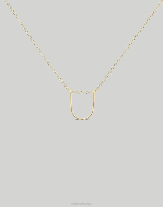 Madewell tilbehør gull kvinner sheena marshall smykker styrke halskjede 260F1437