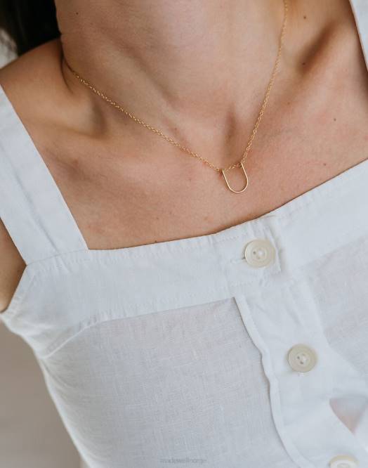 Madewell tilbehør gull kvinner sheena marshall smykker styrke halskjede 260F1437