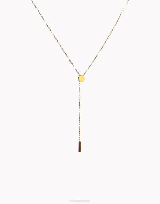 Madewell tilbehør gull kvinner tseatjewelry bølge halskjede 260F2360