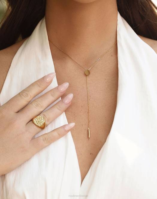 Madewell tilbehør gull kvinner tseatjewelry bølge halskjede 260F2360