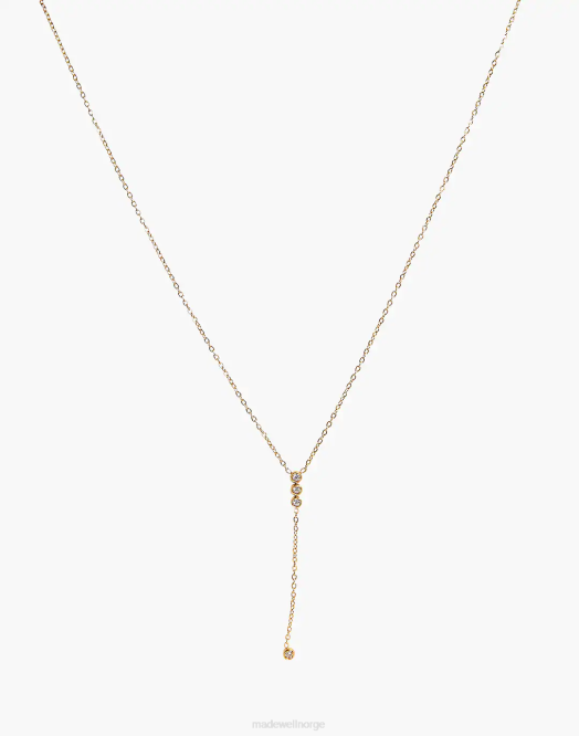 Madewell tilbehør gull kvinner tseatjewelry enkelt lariat kjede 260F1289