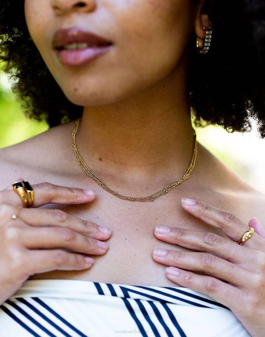 Madewell tilbehør gull kvinner tseatjewelry oliven choker kjede 260F2362