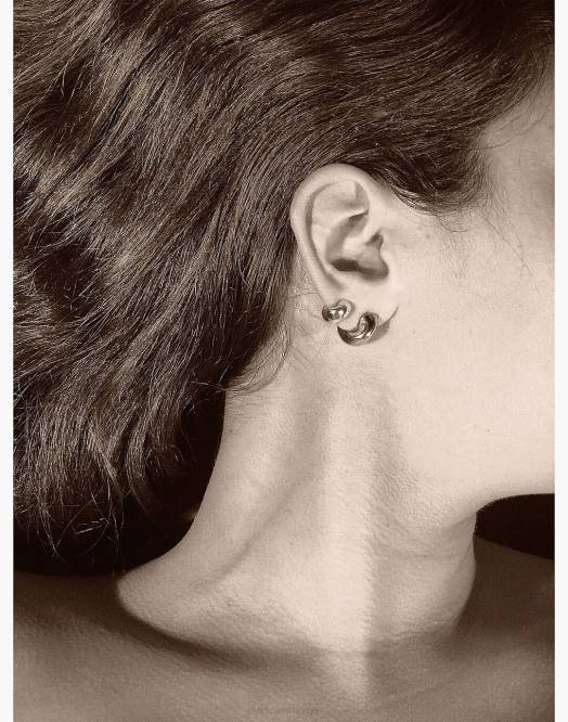 Madewell smykker gull kvinner agmes mini dahlia huggies 260F1170