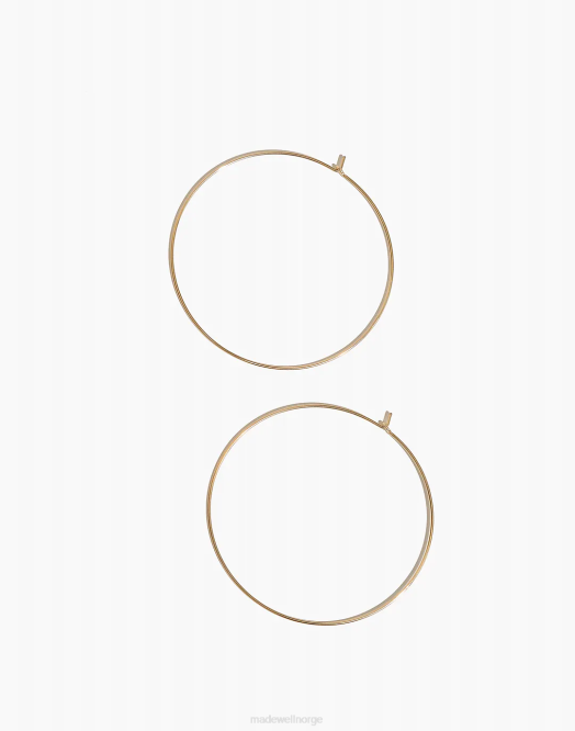 Madewell smykker gull kvinner bychari hoop øredobber 260F1348