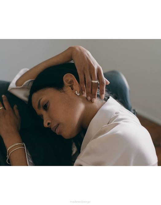 Madewell smykker gull kvinner kinn biwa perle øredobber 260F1750