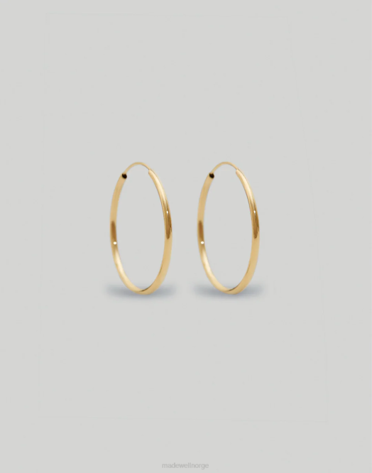 Madewell smykker gull kvinner kinn lette bøyleøreringer 260F1742