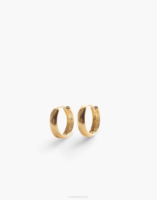 Madewell smykker gull kvinner kinn mini huggie hoop øredobber 260F1768