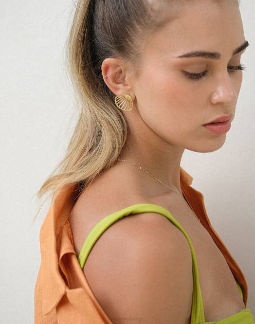 Madewell smykker gull kvinner muns concha øredobber 260F1980