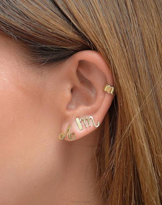 Madewell smykker gull kvinner muns zodiac stud 260F1927